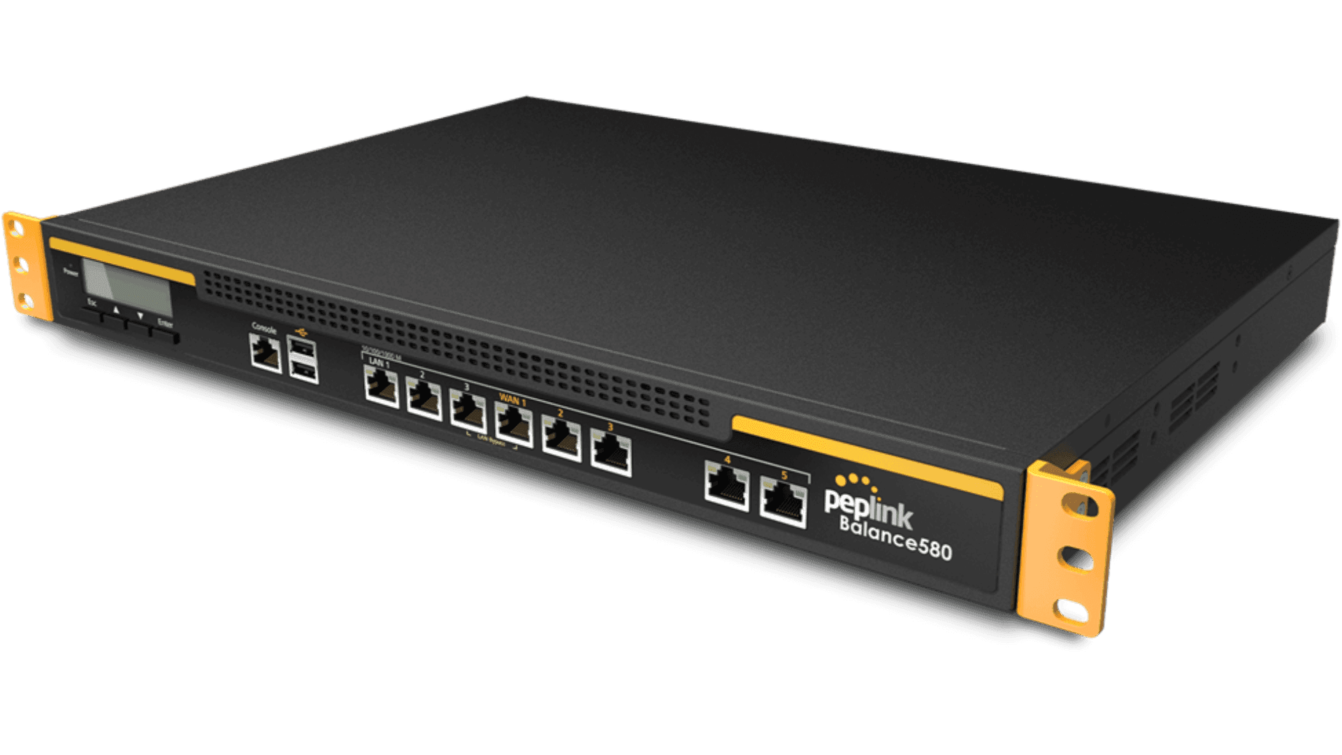 Peplink Balance 580 multi-WAN router, front view