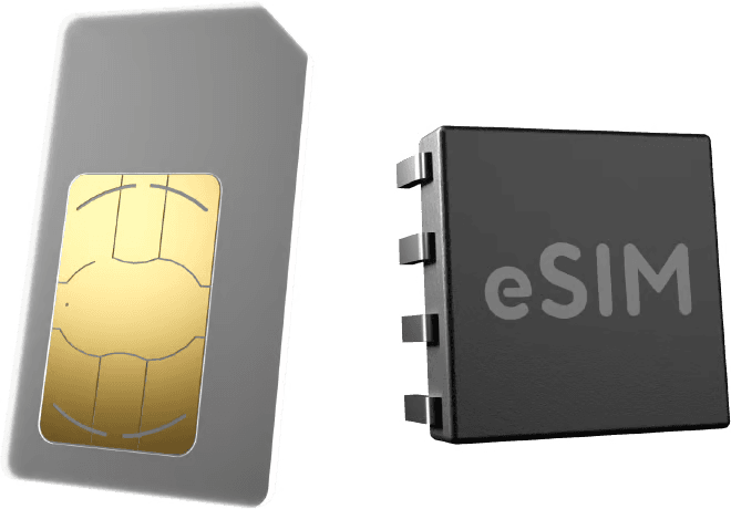 Transit Pro E SIM and eSIM options graphic