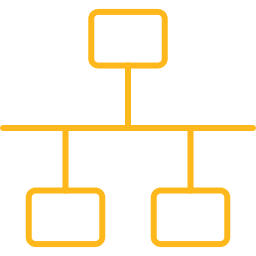 VLAN network segmentation icon