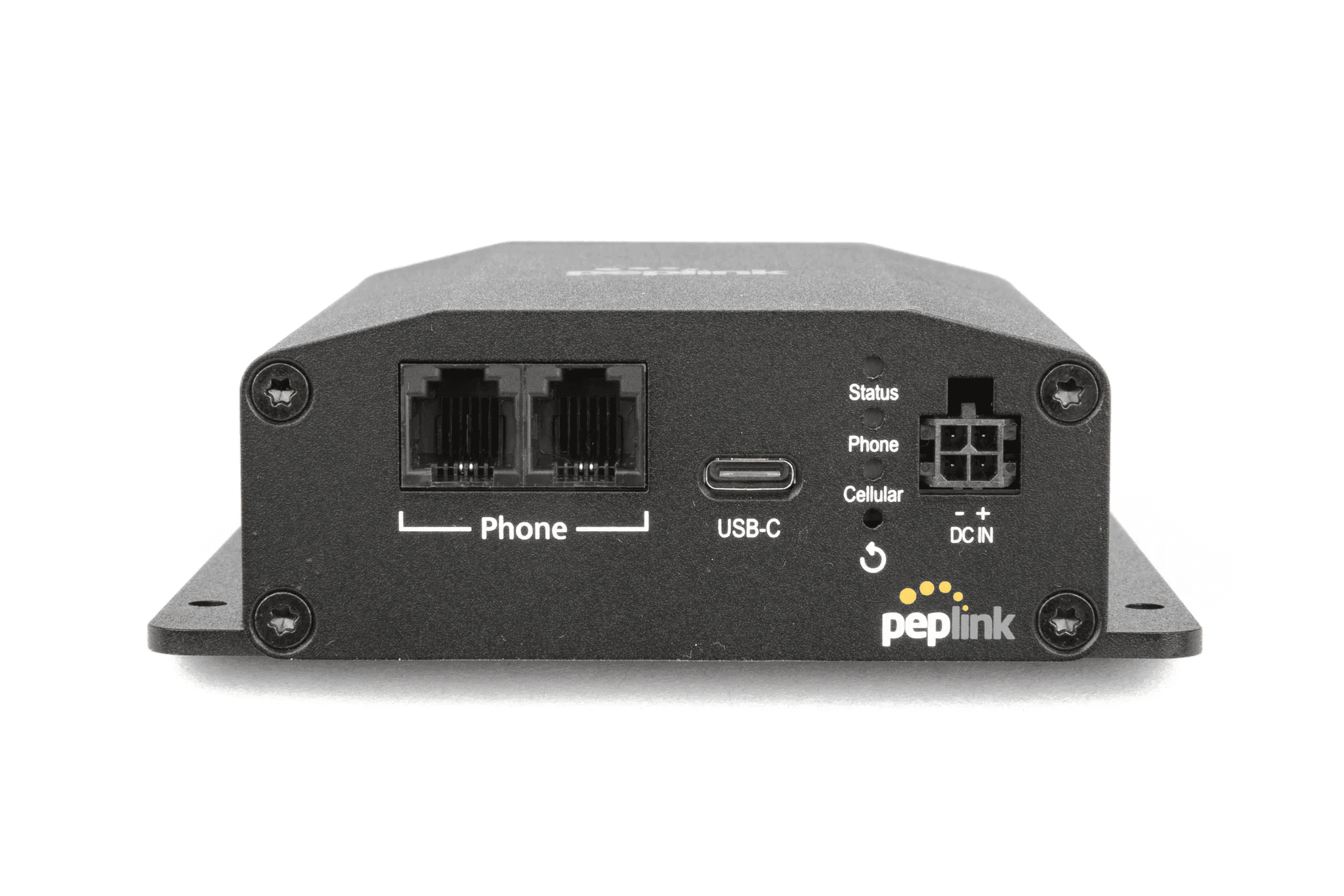 POTS Adapter front view showing device exterior and branding