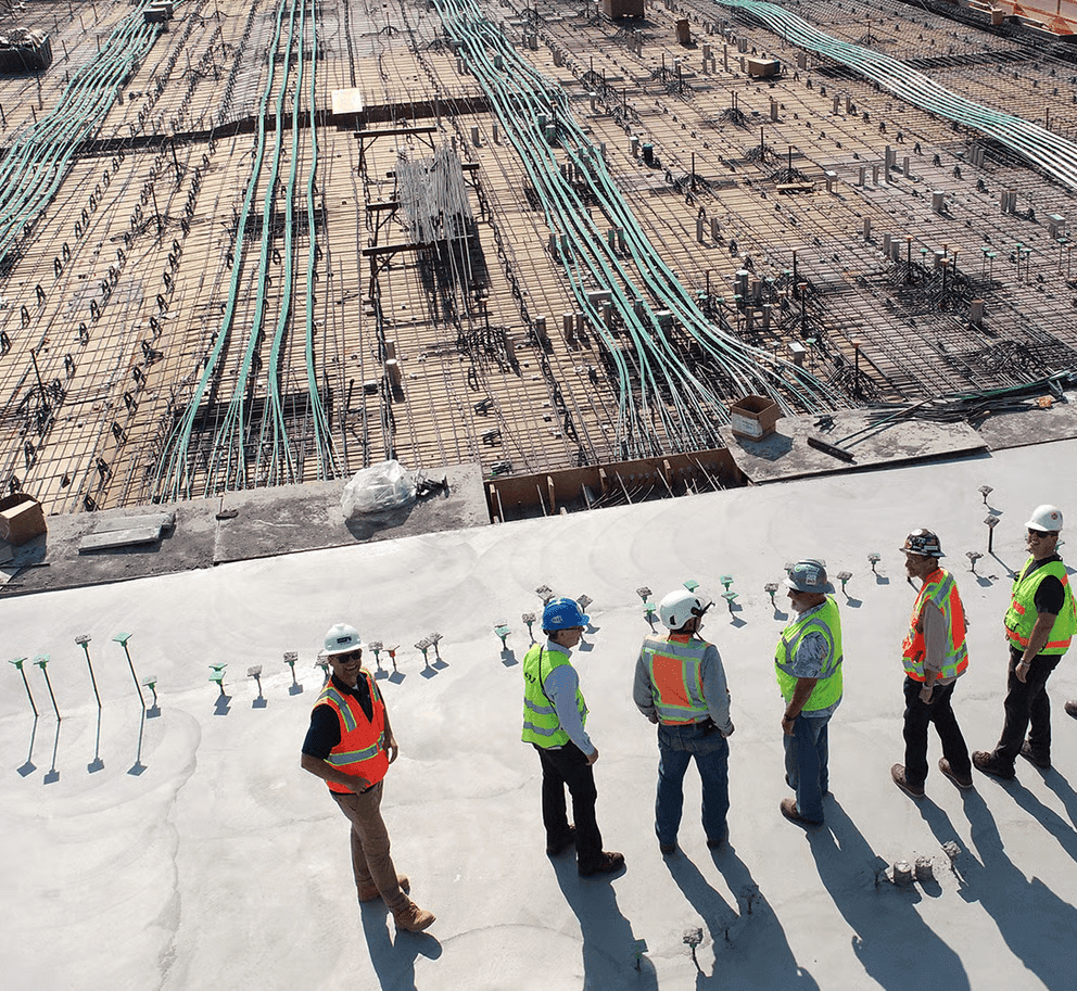 Construction site temporary deployment with HD4 MBX router providing connectivity