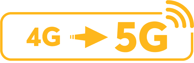 5G technology symbol