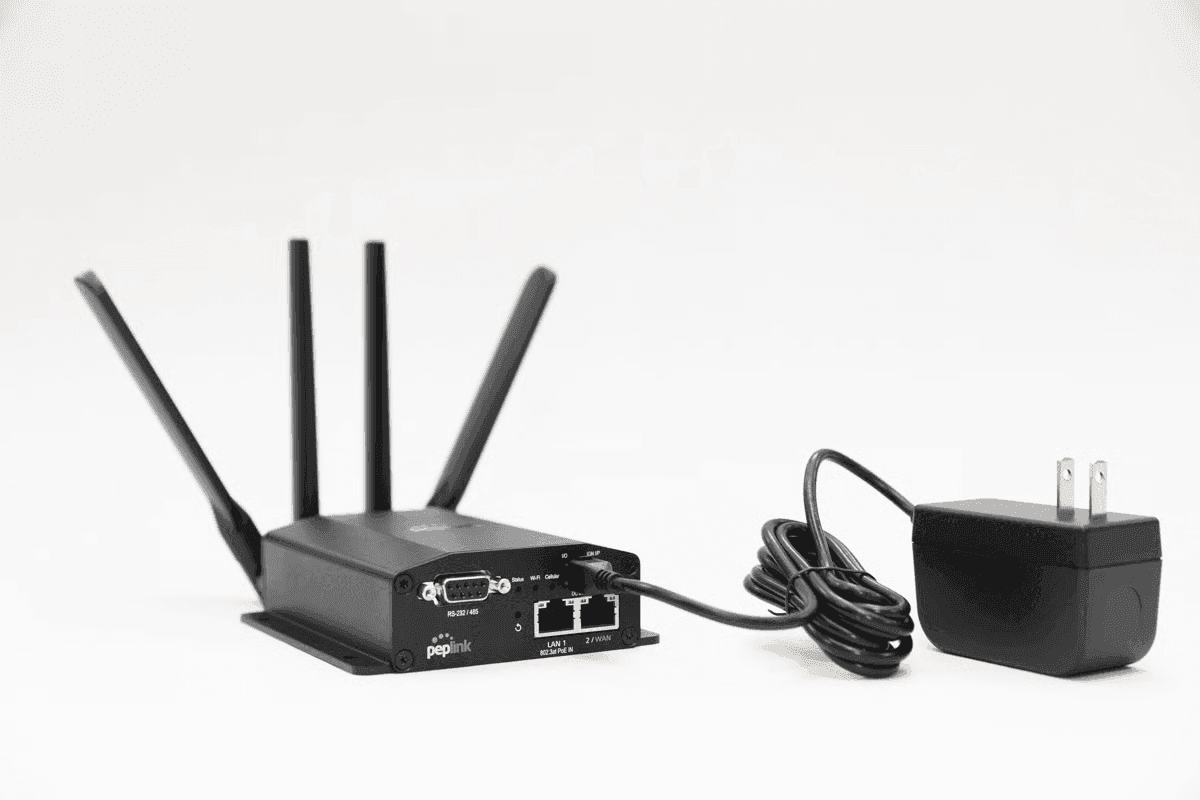BR1 Mini M2M router in industrial deployment environment
