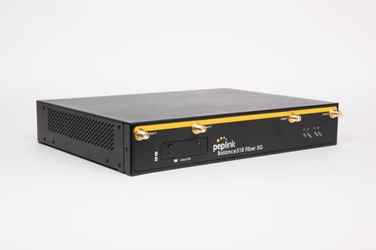 Peplink Balance 310 Fiber 5G router, front view
