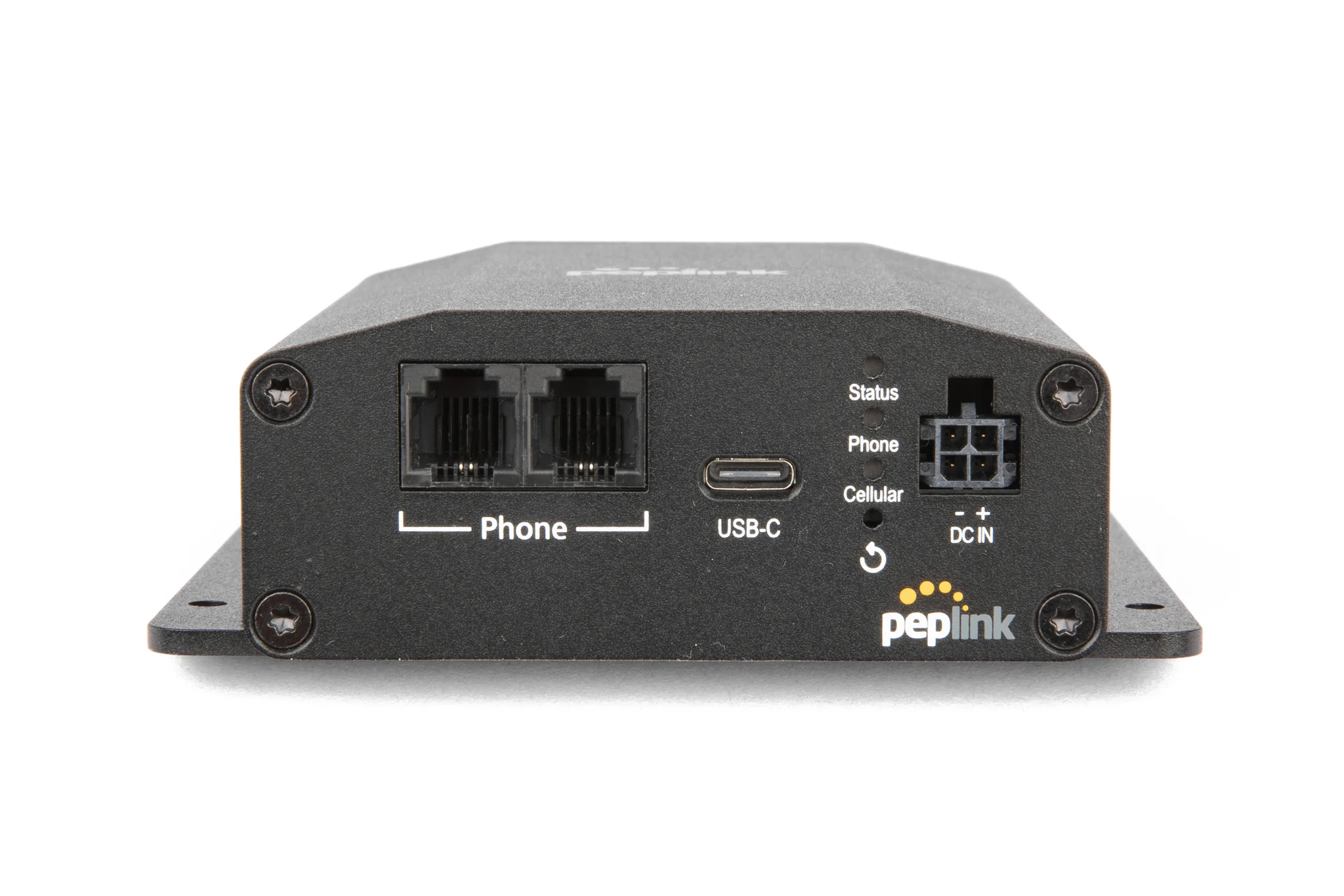 POTS Adapter front view showing device exterior and branding