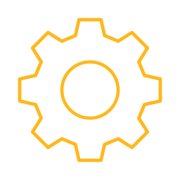 Icon representing simplified remote management and centralized monitoring
