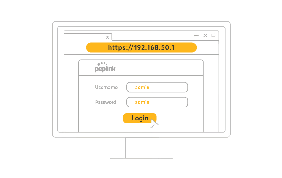 Step 4 illustration showing SOHO router Wi-Fi name, password, and security settings configuration