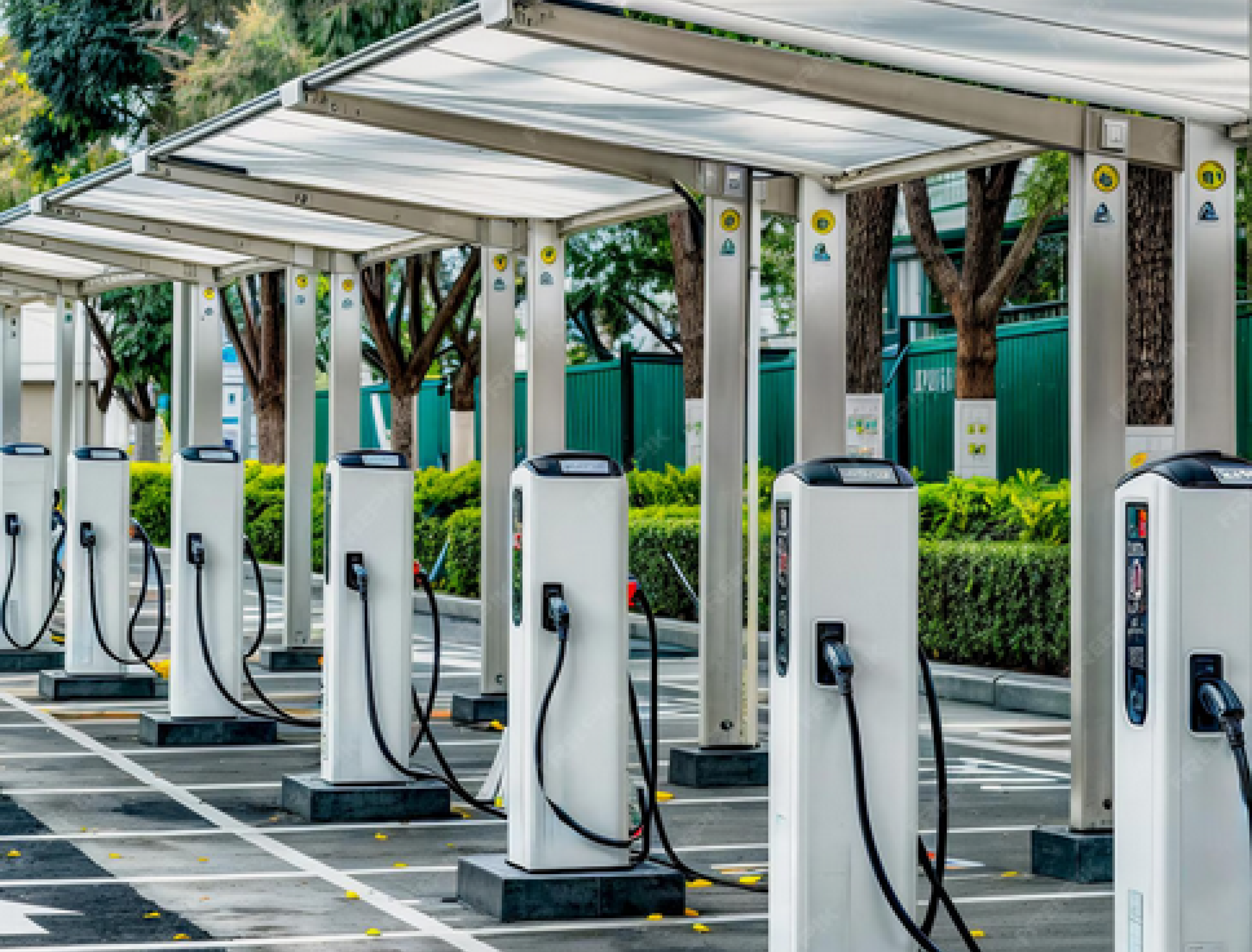 EV charging station with Antenna MAX S connectivity solution