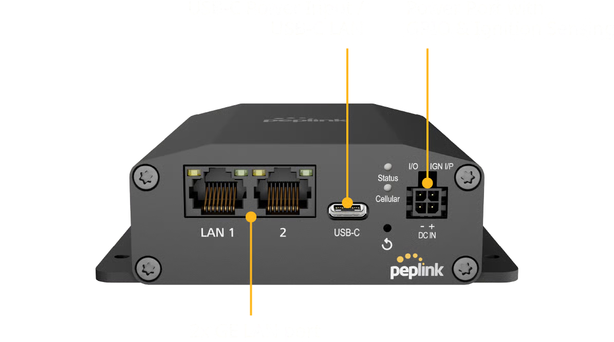 MAX Adapter device front angled view