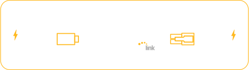 USB-C and 4-pin Molex power connector icons