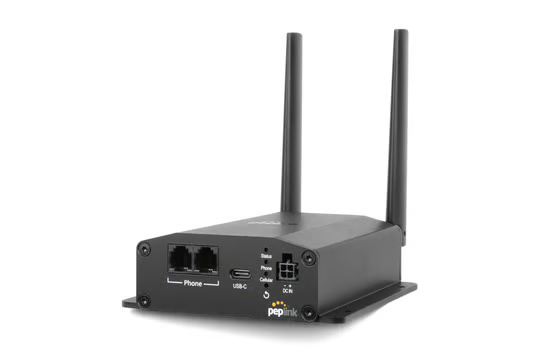 POTS Adapter close-up of connection ports and LED indicators