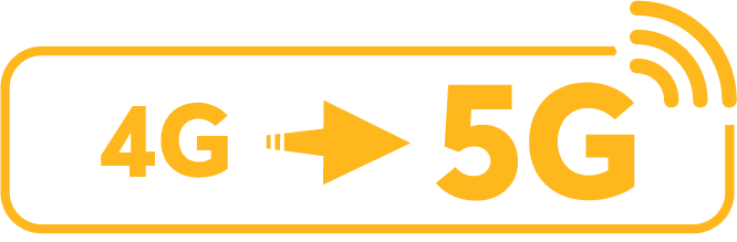 5G technology symbol