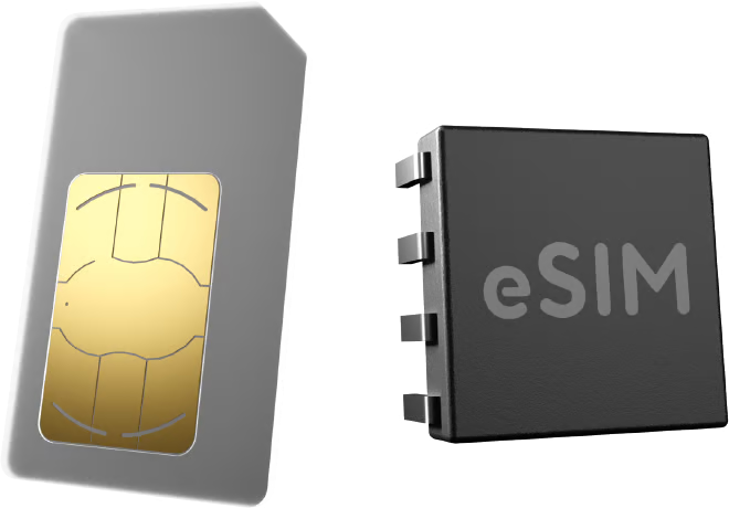 Transit Pro E SIM and eSIM options graphic