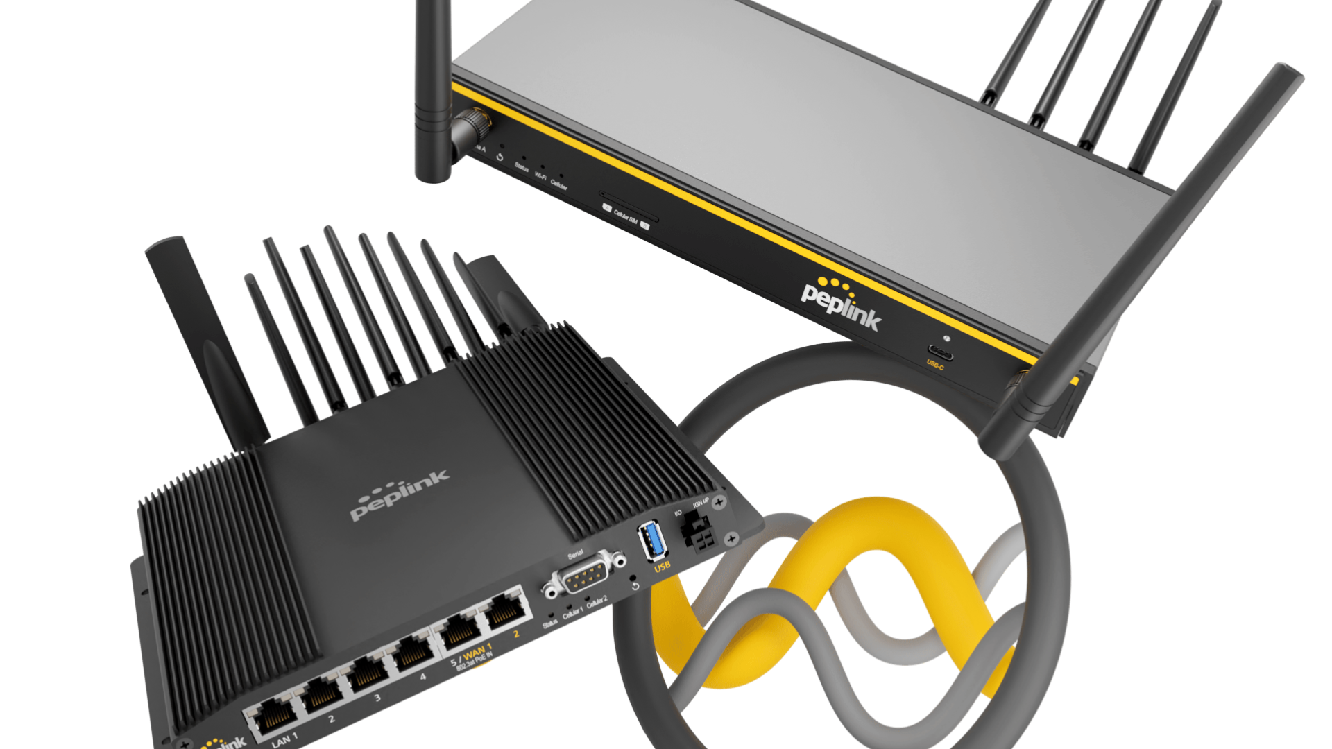 Emergency ambulance in motion