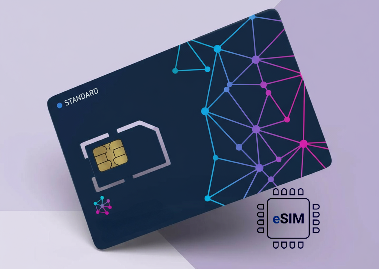 eSIM and multi-profile IoT SIM card supporting multi-network failover