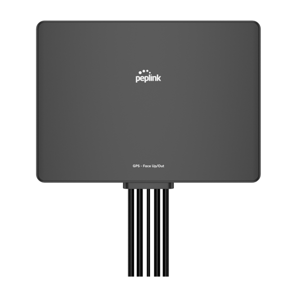 Peplink Slim 40G 4x4 MIMO 5G/LTE and GPS Adhesive Antenna, ANT-SLM-40G-S-B-6 | Paygasus