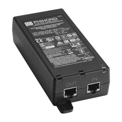 Cradlepoint PoE Injector, 30W 802.3at, North America Line Cord (1/2)