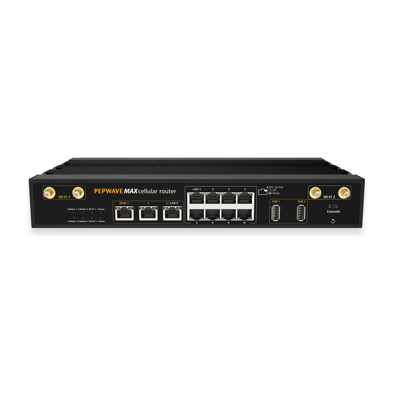 Peplink MAX HD4 MBX Quad 5G Cellular Router (FirstNet Capable, T-Priority)