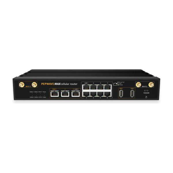 Peplink MAX HD4 MBX Quad 5G Cellular Router (FirstNet Capable, T-Priority), MAX-HD4-MBX-5GN-T | Paygasus